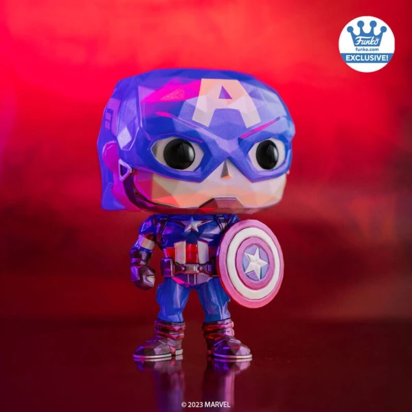 Funko Pop! Captain America (Facet), Disney 100