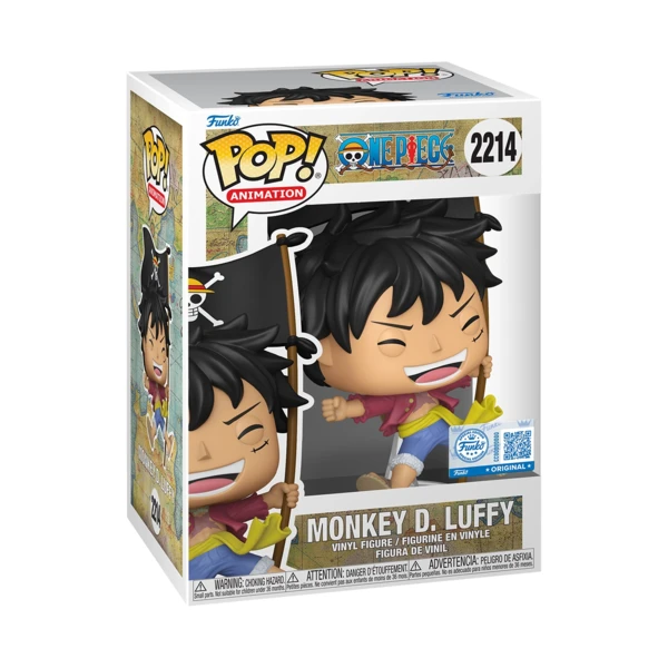 Funko Pop! Monkey D. Luffy with Flag, One Piece