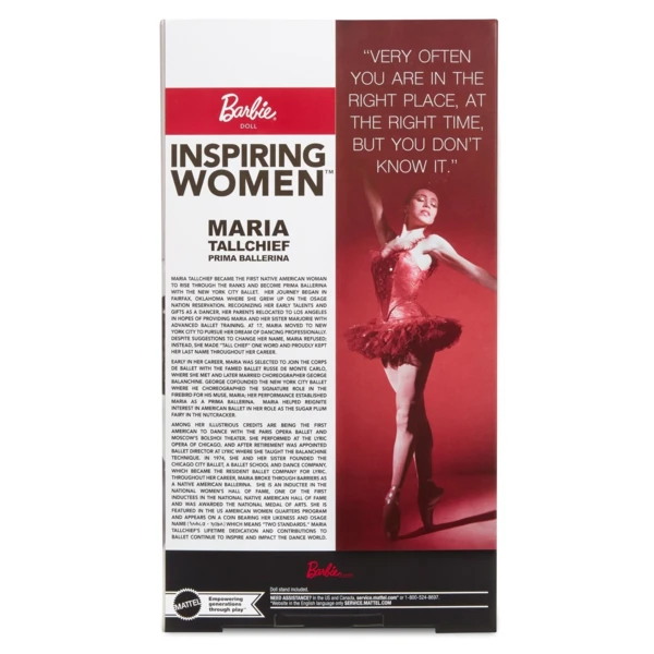 Barbie Maria Tallchief, Inspiring Women