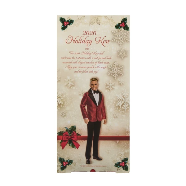 Barbie 2026 Holiday Ken with Blonde Hair, Holiday Barbie