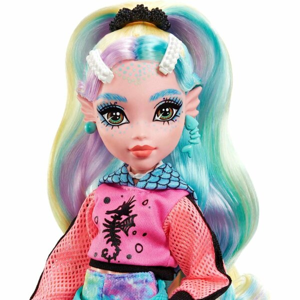 Monster High Lagoona Blue Fashion Doll with Pet Piranha, Students