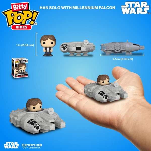 Funko Pop! Han Solo and The Millennium Falcon, Movies & TV