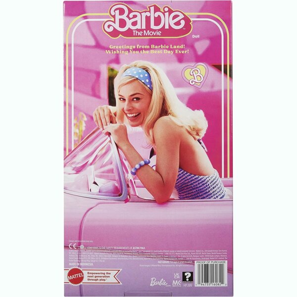 Barbie Margot Robbie, Golden Jumpsuit, The Movie 2023