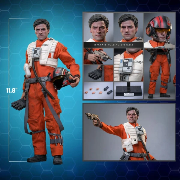 Hot Toys Star Wars: The Force Awakens - Poe Dameron (Deluxe)