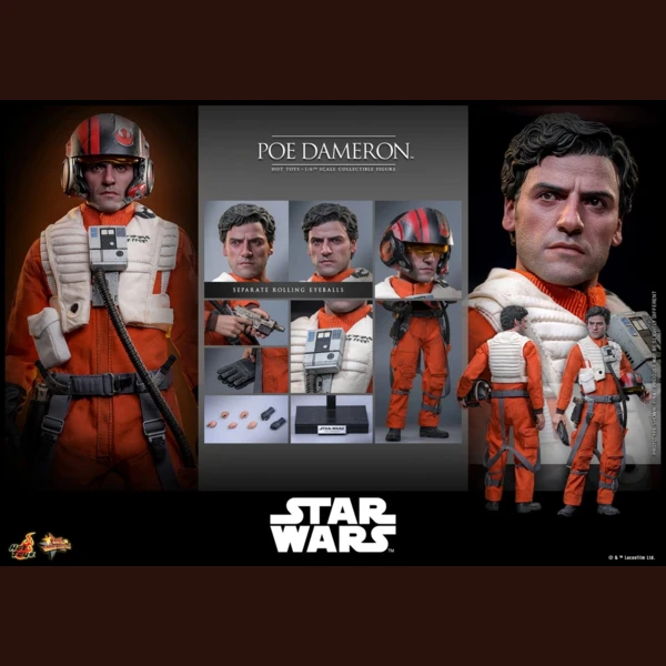 Hot Toys Star Wars: The Force Awakens - Poe Dameron (Deluxe)