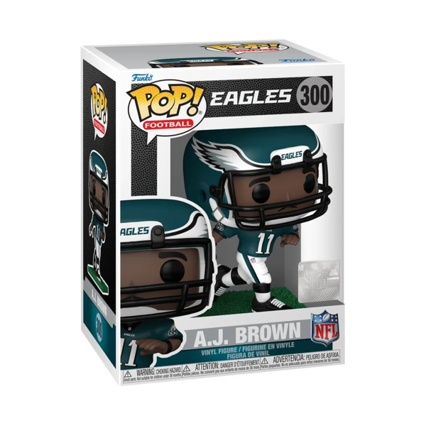 Funko Pop! A. J. Brown (Green And White), NFL:eagles