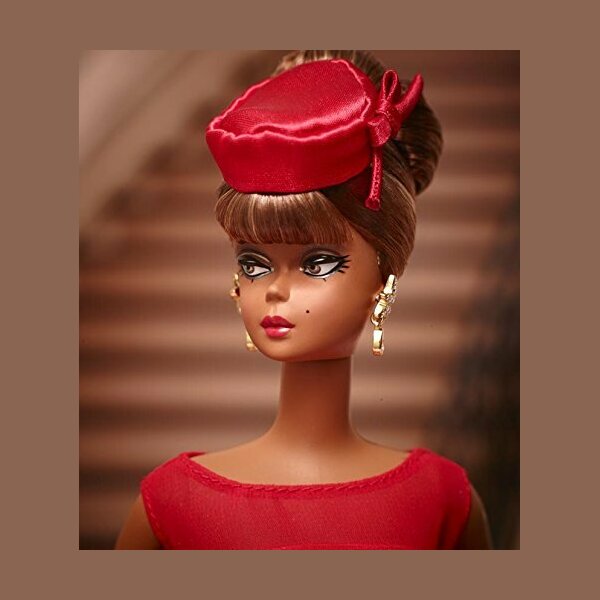 Barbie Collector BFMC, Red Dress African-American Doll, Fashion Model Collection
