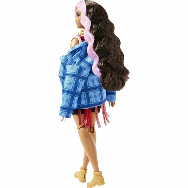 Barbie Extra Doll #13 with Pink-Streaked Crimped Hair