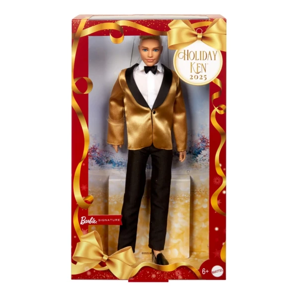 Barbie 2025 Holiday Ken, Blonde Hair, Holiday Barbie