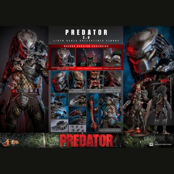 Hot Toys Predator (1987) - Predator (2.0) Deluxe (Deluxe)