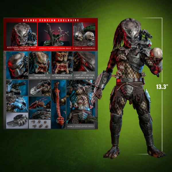 Hot Toys Predator (1987) - Predator (2.0) Deluxe (Deluxe)