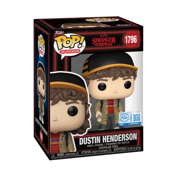 Funko Pop! Dustin Henderson with Flashlight, Horror