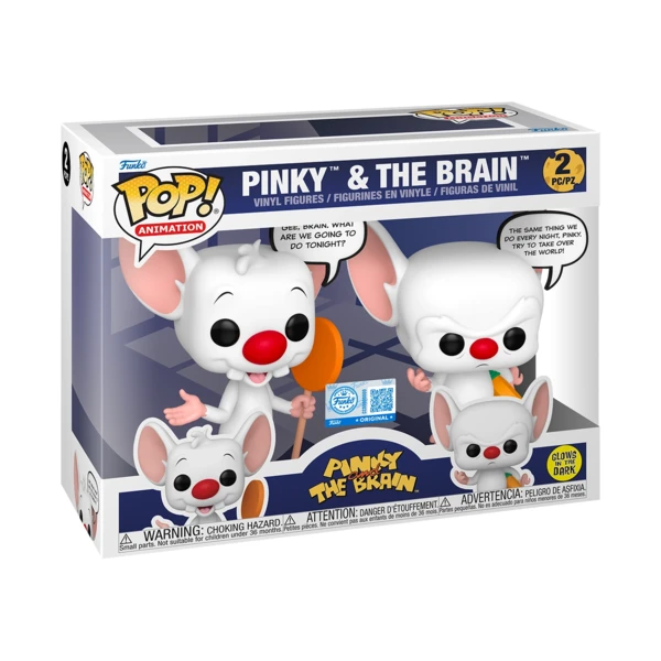 Funko Pop! Pinky And The Brain (Glow)