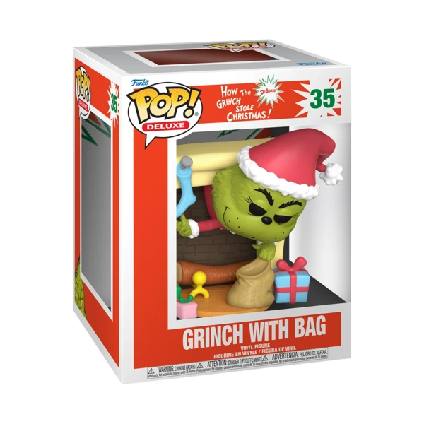 Funko Pop! DELUXE Grinch With Bag, How The Grinch Stole Christmas