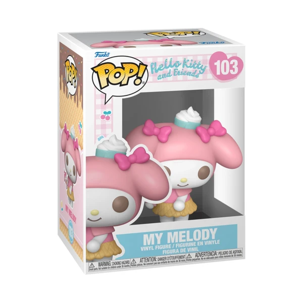 Funko Pop! My Melody With Ice Cream, Hello Kitty And Friends