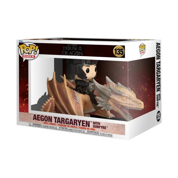 Funko Pop! RIDE Aegon Targaryen With Sunfyre, House Of The Dragon