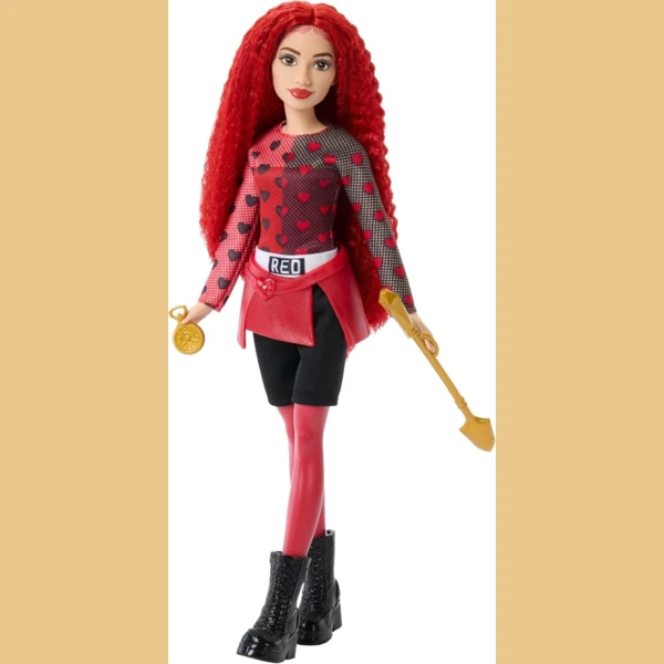 Disney Red, Daughter of Queen of Hearts Doll & Playset, Descendants: The Rise of Red