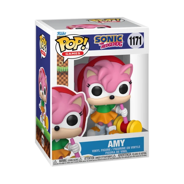 Funko Pop! Amy Rose with Piko Hammer, Sonic The Hedgehog