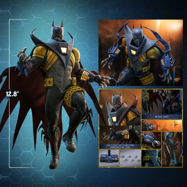 Hot Toys Batman: Arkham Origins - Knightfall Batman (LED Light-Up Function)