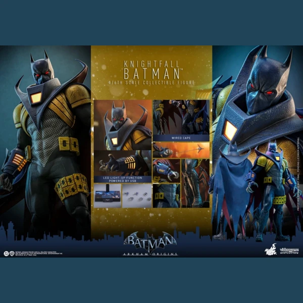 Hot Toys Batman: Arkham Origins - Knightfall Batman (LED Light-Up Function)