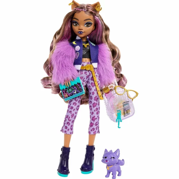 Monster High Clawdeen Wolf with Pet Dog, Students