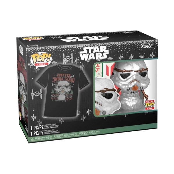 Funko Pop! Holiday Stormtrooper with T-Shirt (Metallic), Star Wars