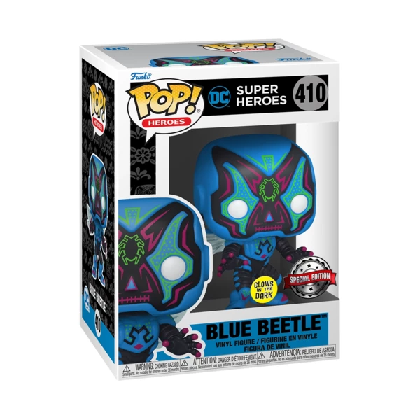 Funko Pop! Blue Beetle (Glow In The Dark), Dia De Los DC