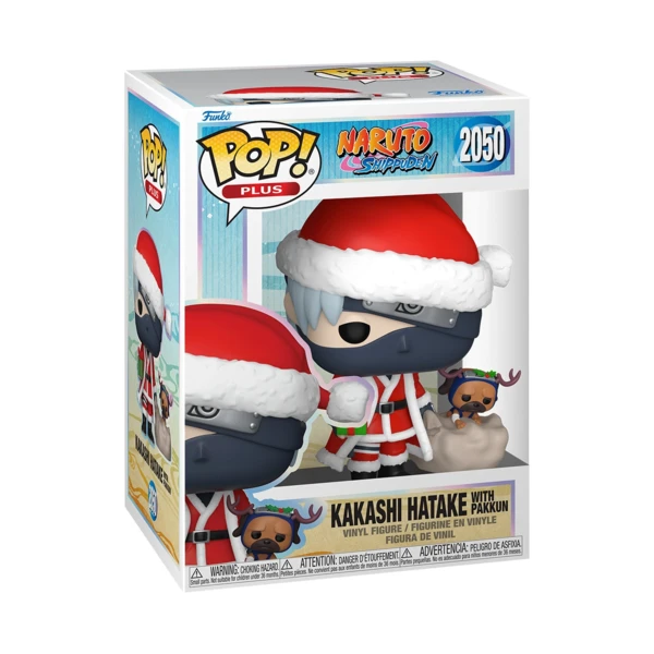 Funko Pop! Kakashi Hatake with Pakkun (Holiday Outfit) Anime Holiday 2025, Naruto: Shippuden