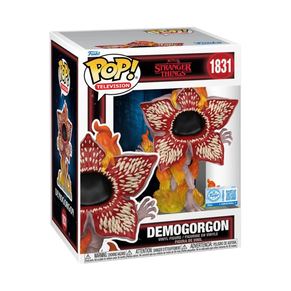 Funko Pop! Premium Demogorgon on Fire, Stranger Things