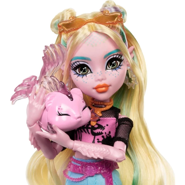 Monster High Lagoona Blue Doll with Pet Fish Neptuna, Students