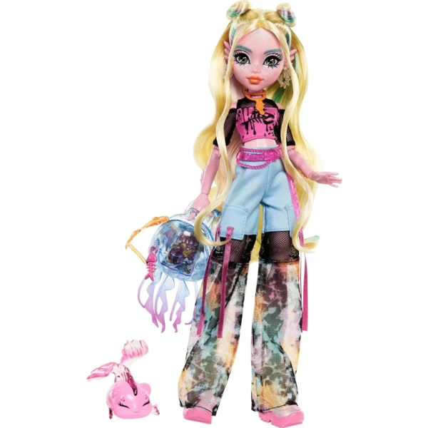 Monster High Lagoona Blue Doll with Pet Fish Neptuna, Students