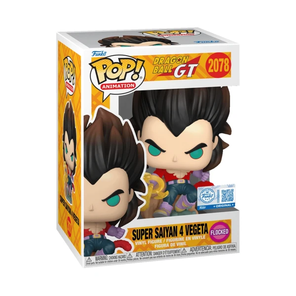 Funko Pop! Super Saiyan 4 Vegeta (Flocked),  Dragon Ball Gt