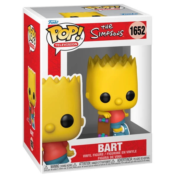 Funko Pop! Bart With Skateboard, The Simpsons