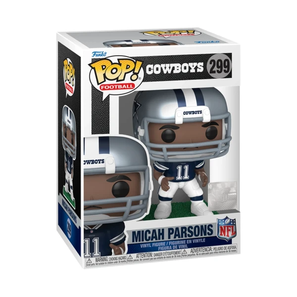 Funko Pop! Micah Parsons (Navy And White), NFL: Cowboys