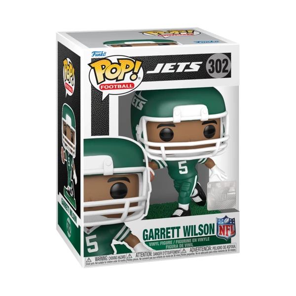 Funko Pop! Garrett Wilson (Green And White), NFL: Jets