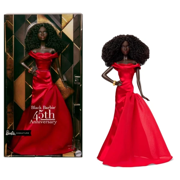 Black Barbie by Kitty Black Perkins, 45th anniversary, Anniversary Dolls