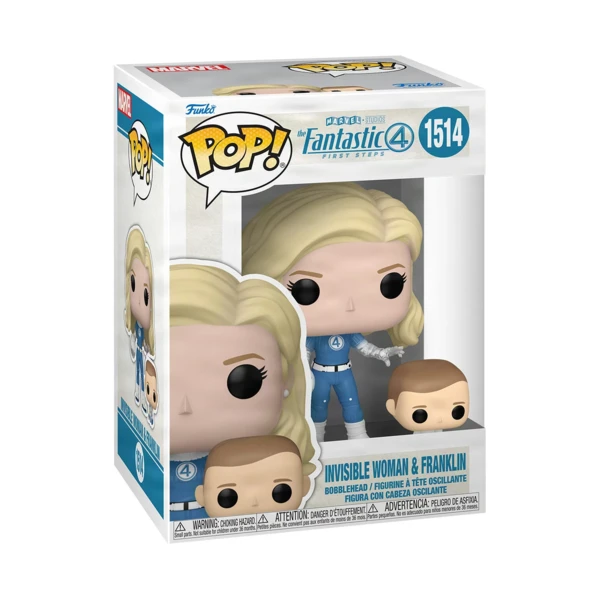 Funko Pop! Invisible Woman & Franklin, The Fantastic Four: First Steps