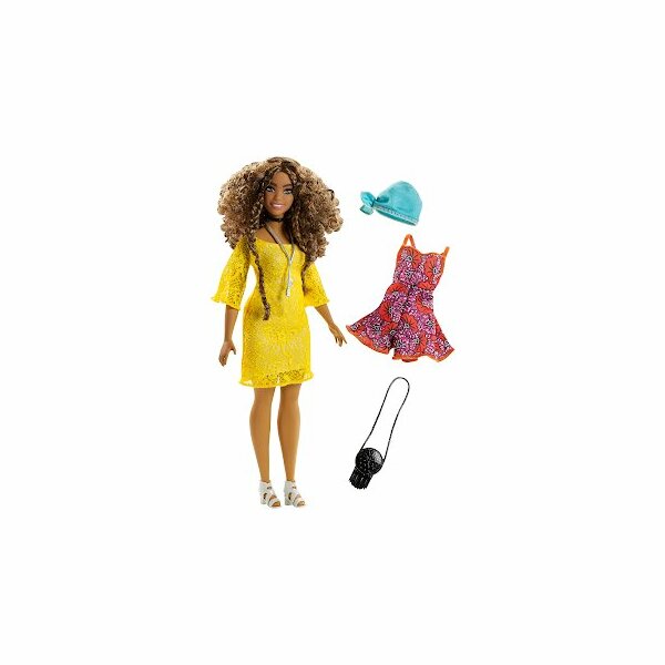 Barbie Fashionistas №085 – Glam Boho Doll & Fashions – Curvy 