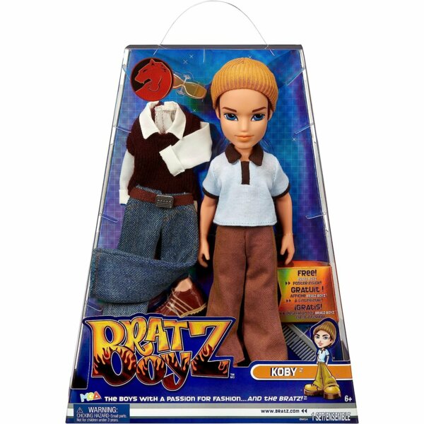 Bratz Koby Boyz with 2 Outfits and Poster, Series 3