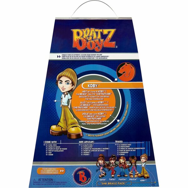 Bratz Koby Boyz with 2 Outfits and Poster, Series 3