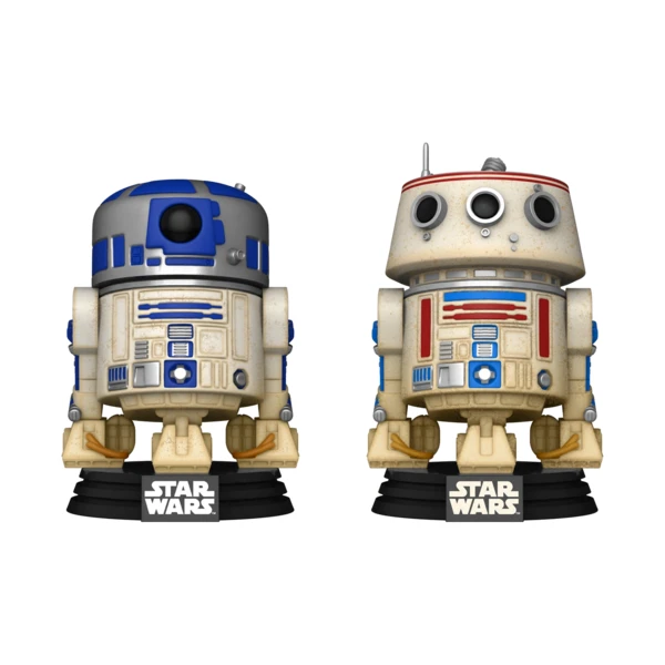 Funko Pop! 2-PACK R2-D2 & R5-D4, Star Wars (Galactic Convention)