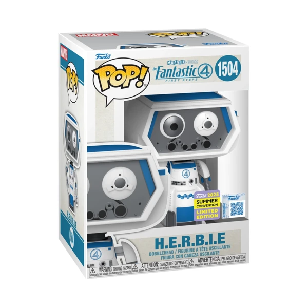 Funko Pop! H.E.R.B.I.E, The Fantastic Four: First Steps