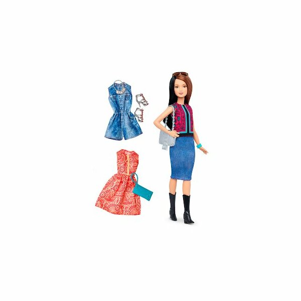 Barbie Fashionistas №041 – Pretty in Paisley Doll & Fashions – Petite 