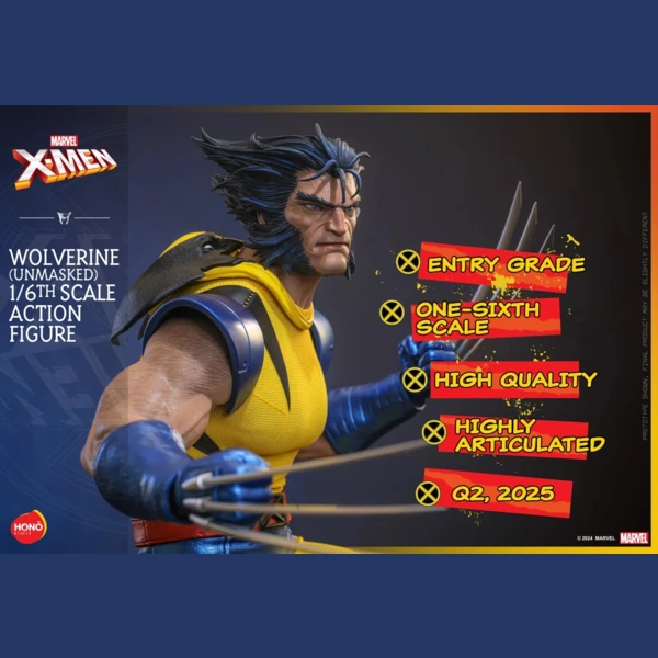 Hot Toys X-Men - Wolverine Unmasked (Deluxe)