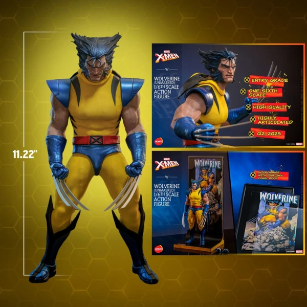 Hot Toys X-Men - Wolverine Unmasked (Deluxe)