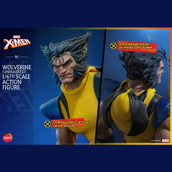 Hot Toys X-Men - Wolverine Unmasked (Deluxe)