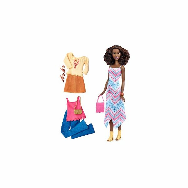 Barbie Fashionistas №045 – Boho Fringe Doll & Fashions – Tall 