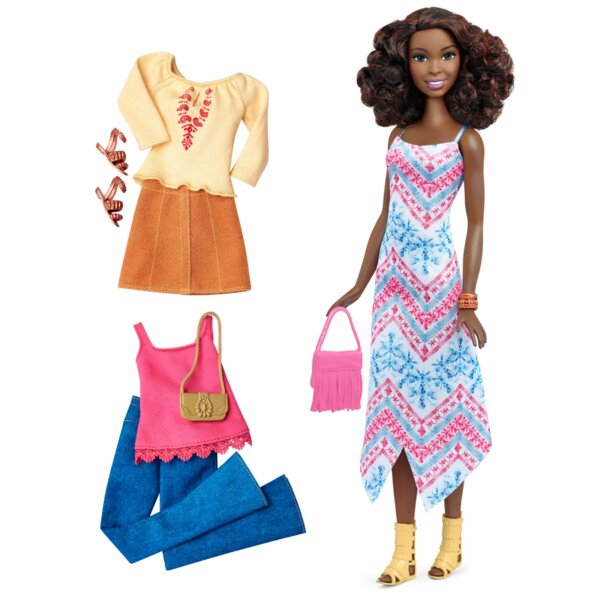 Barbie Fashionistas №045 – Boho Fringe Doll & Fashions – Tall 
