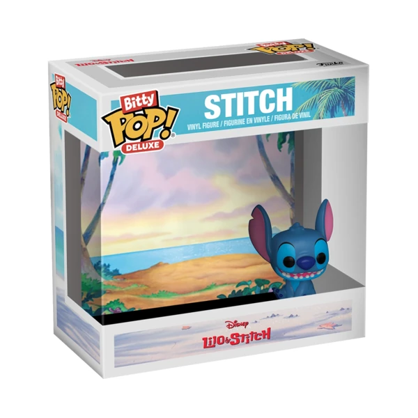 Funko Pop! Bitty Pop! Deluxe Stitch at Beach