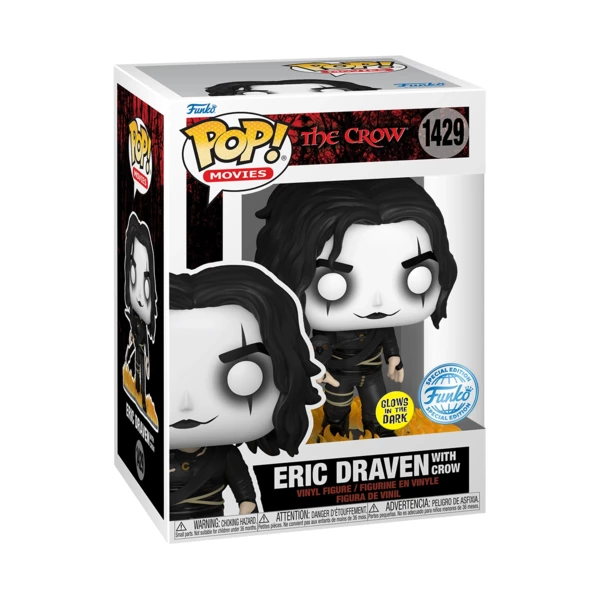Funko Pop! Eric Draven With Crow (Glow), The Crow